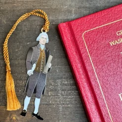 DAVID HOWELL AND COMPANY Thomas Jefferson Metal Bookmark