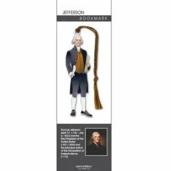 DAVID HOWELL AND COMPANY Thomas Jefferson Metal Bookmark