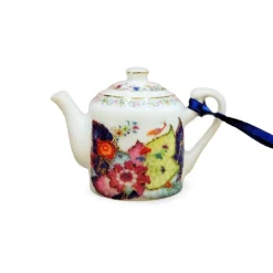 DESIGN MASTER ASSOCIATES Tobacco Leaf Teapot Ornament