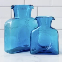 BLENKO GLASS COMPANY Turquoise Water Bottle - Blenko Water Bottle