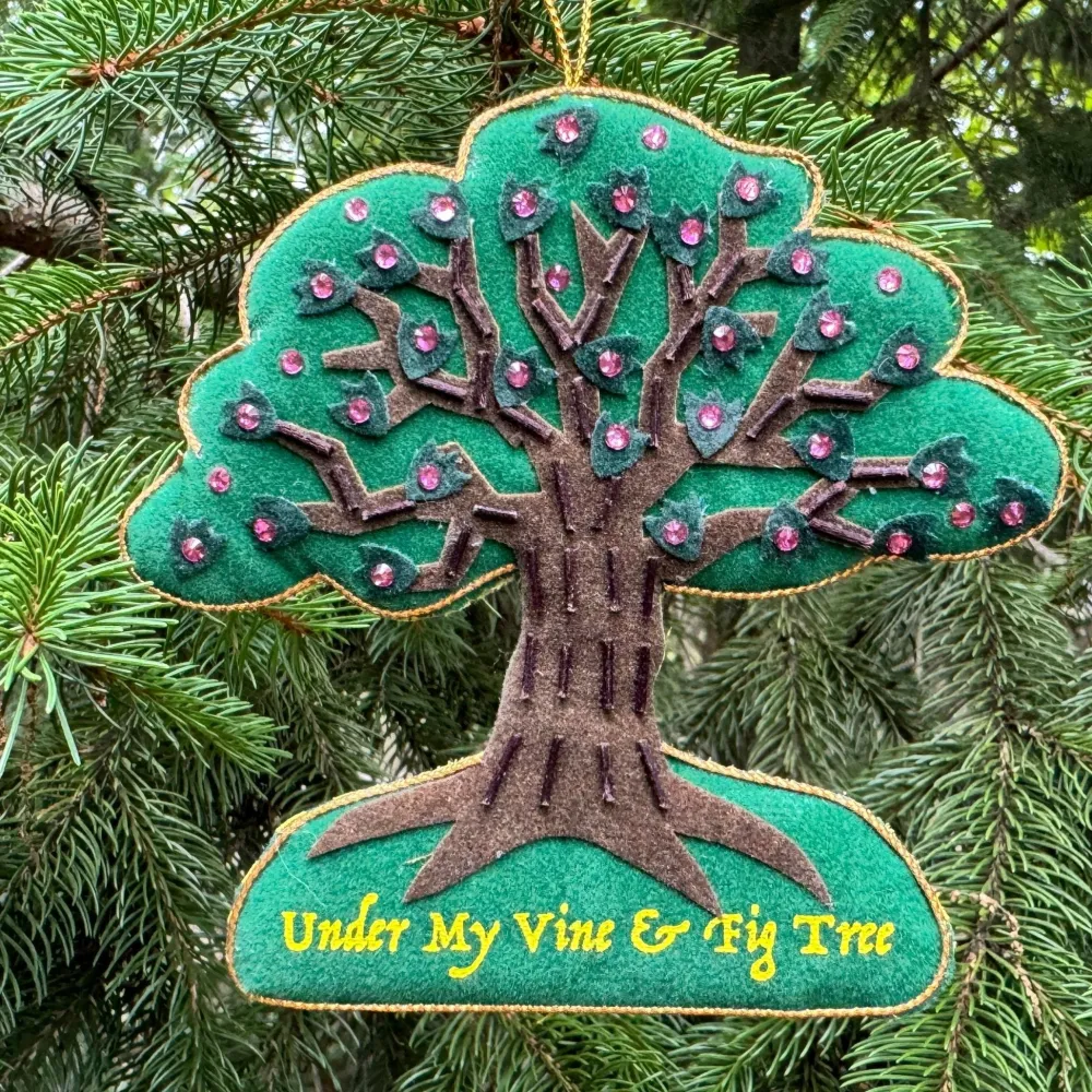 ST NICOLAS LTD. Under My Vine and Fig Tree Ornament - St. Nicolas