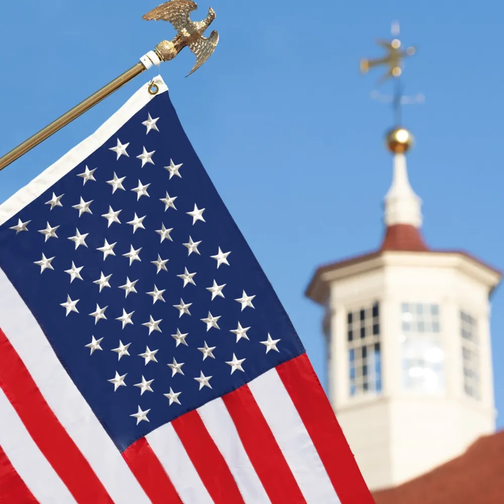 ANNIN AND COMPANY United States Flag Flown Over Mount Vernon