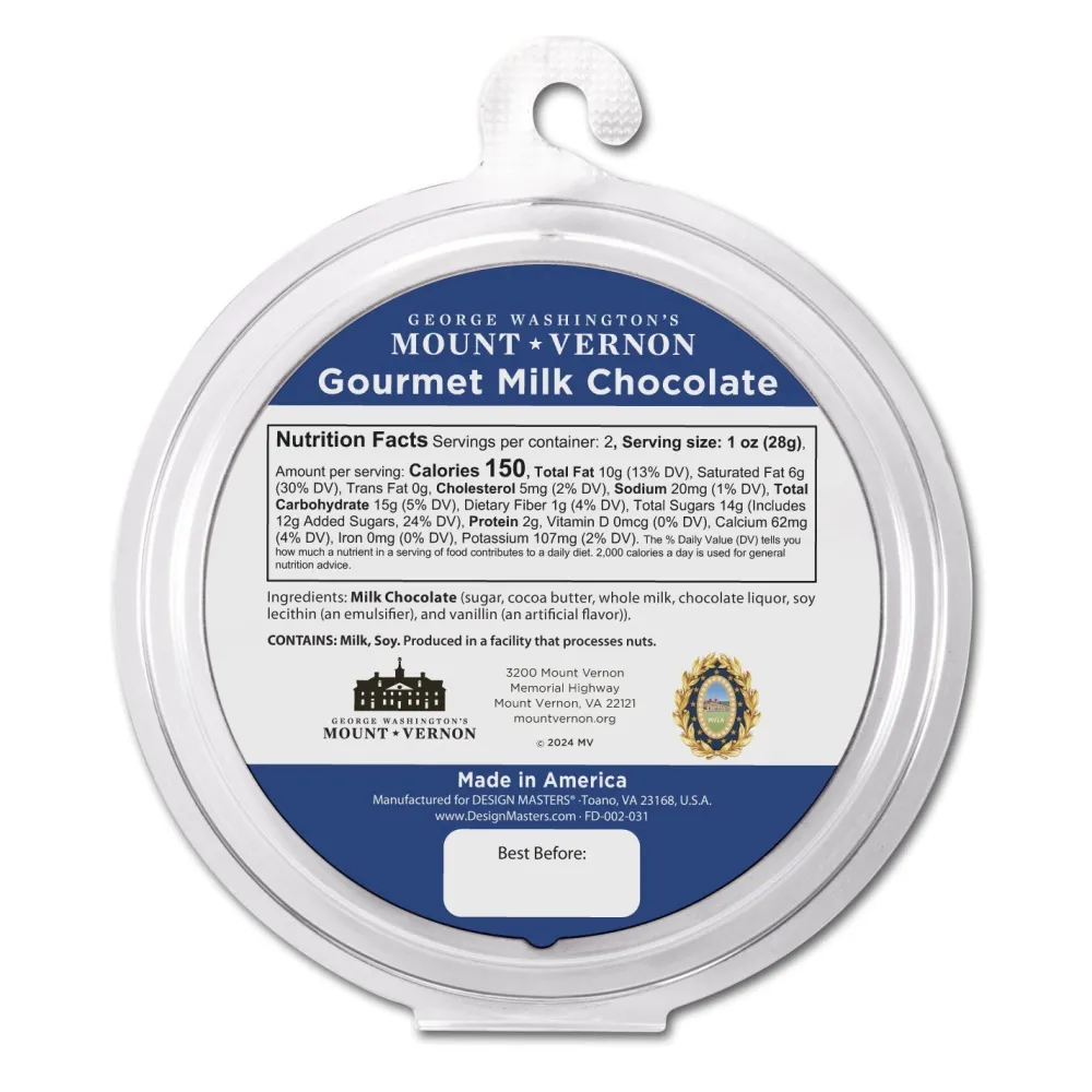 DESIGN MASTER ASSOCIATES United States Milk Chocolate Quarter