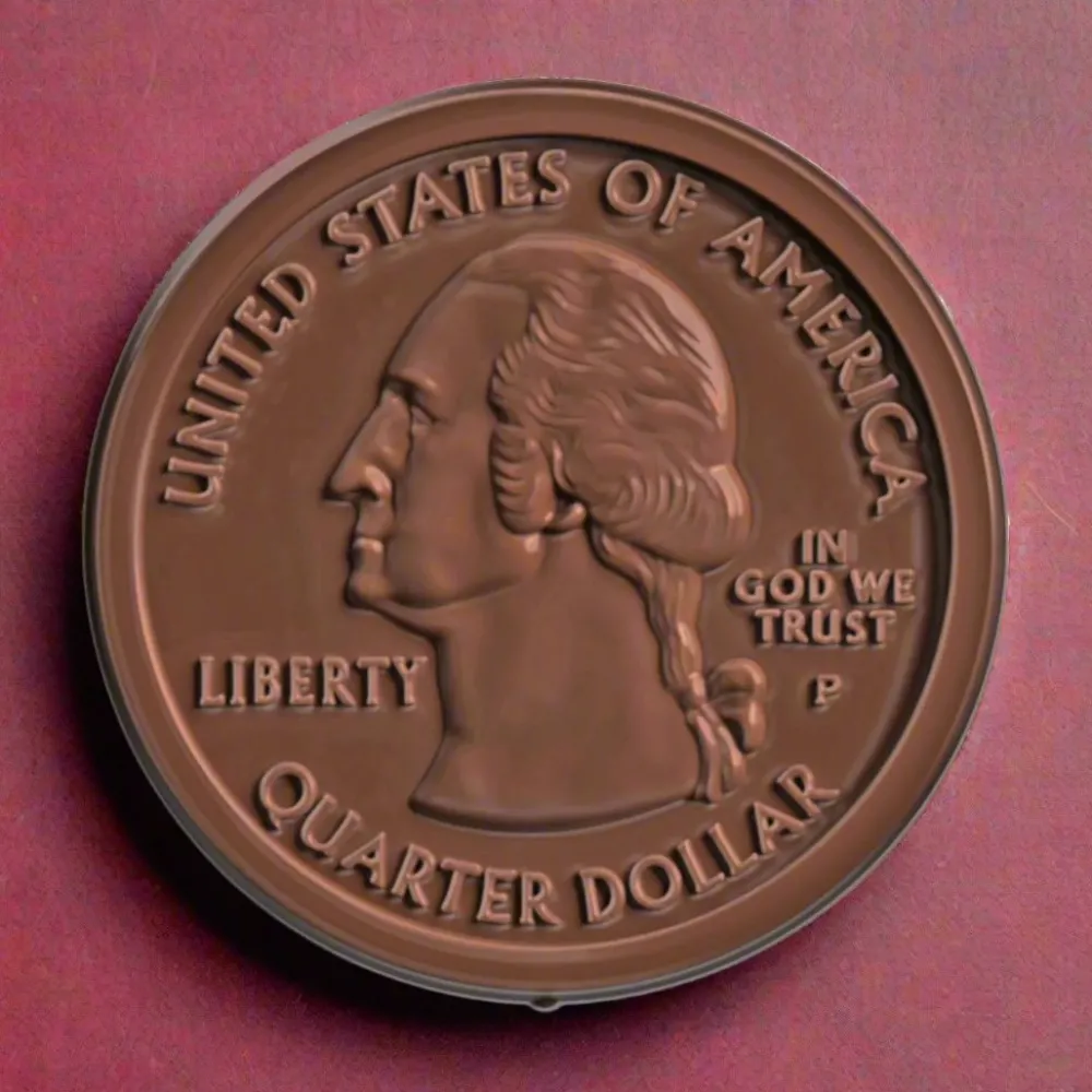 DESIGN MASTER ASSOCIATES United States Milk Chocolate Quarter