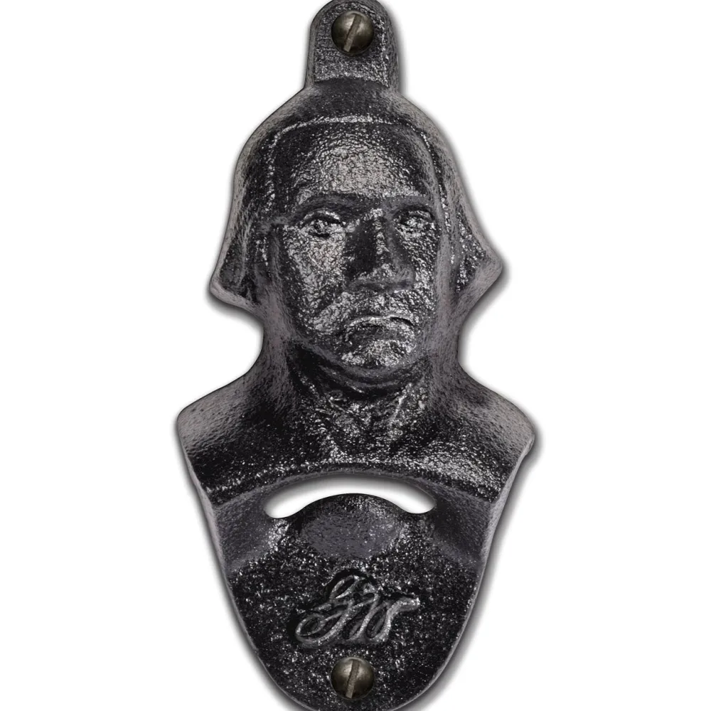 DESIGN MASTER ASSOCIATES Wall Mounted Bottle Opener - Black Iron