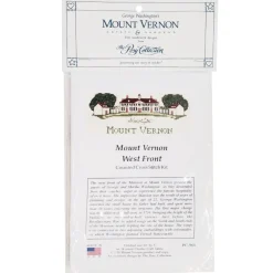 The Shops at Mount Vernon West Front Counted Cross Stitch Kit