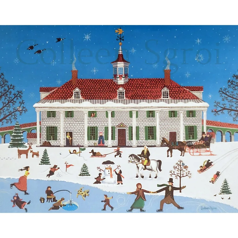 DESIGN MASTER ASSOCIATES Winter at Mount Vernon - 500 Piece Puzzle