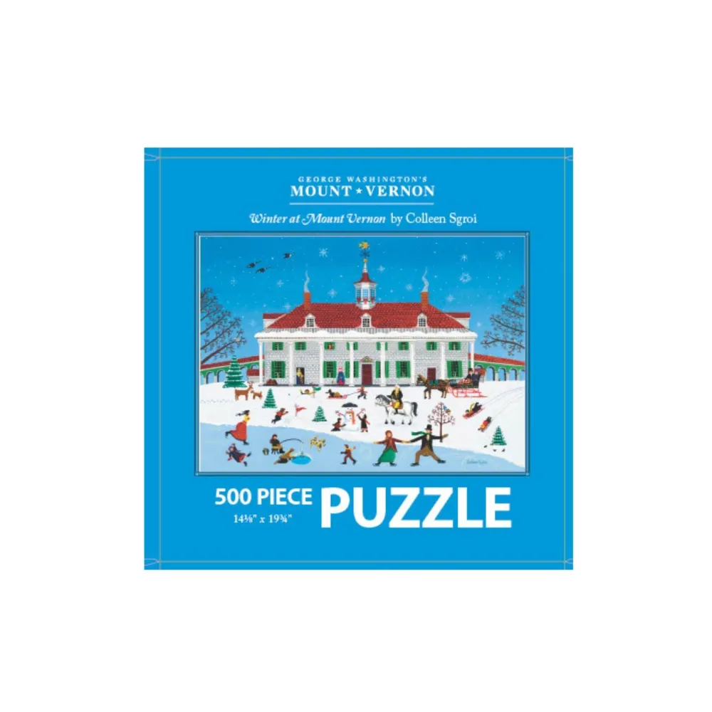 DESIGN MASTER ASSOCIATES Winter at Mount Vernon - 500 Piece Puzzle